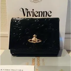 未使用　Vivienne Westwood ブラック三つ折り財布