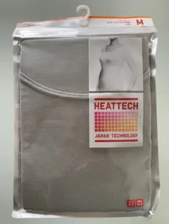 【新品】ユニクロ　ヒートテック　Mサイズ　UネックT(八分袖) ライトグリーン