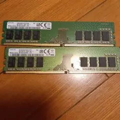 Samsung 8GB DDR4 メモリー 2枚セット - メルカリ