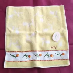 Pierre Balmain 花柄刺繍 ハンカチ