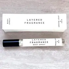 【残多】SHOLAYEREDフレグランスボディスプレー グリーンリーフ&アイリス