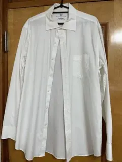 UNIQLO XL ホワイト ノンアイロン シャツ