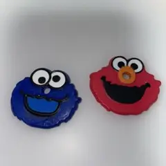 セサミストリート エルモ クッキーモンスター ラバーキーカバー