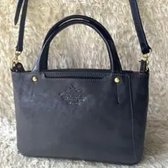 【極美品】Dakota ダコタ ショルダーバック2way ロゴ型押し キューブ