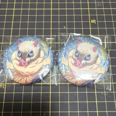 海外コラボ公式品　鬼滅の刃　無限城編　缶バッジ　嘴平伊之助