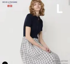 【新品タグ付き】リブポロカーディガン　ユニクロ イネス