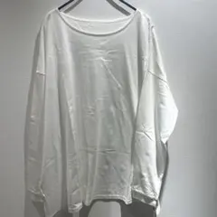 未使用　GRL グレイル　長袖　Tシャツ　カットソー　白　フリー