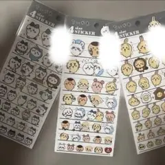 正規品　ちいかわ　4サイズステッカー　ハチワレ　モモンガ　くりまんじゅう
