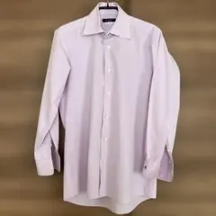 BURBERRY 薄紫 長袖シャツ シングルカフス
