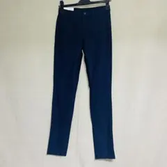 新品　UNIQLO ユニクロ　レギンスパンツ　ネイビー　Mサイズ