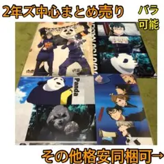 timesale!呪術廻戦★クリアファイル、まとめ売り、真希、狗巻棘、パンダ、