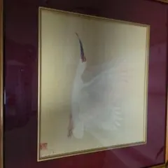竹内栖鳳【 雀 】 大塚巧藝社 複製画 額約45×42絵27×24CM - メルカリ