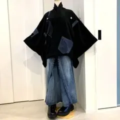 大正ロマン 和洋折衷 黒留袖ドレス 着物リメイク 着物ワンピース 留袖