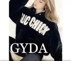 【２日間限定お値下げ‼️】GYDA ブラック フリース フード付き セーター
