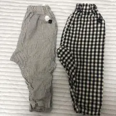 チェック　ストライプ　ボトムス　120 キッズ　男の子　女の子