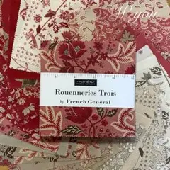 USAコットンmodaチャームパックRouenneries Trois