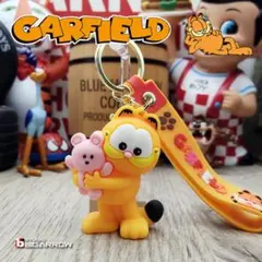 ガーフィールド ストラップ付キーホルダー GARFIELD アメリカン雑貨⑤
