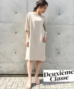 値下げ！【Deuxieme Classe】トリアセジョーゼットドロップワンピースのサムネイル