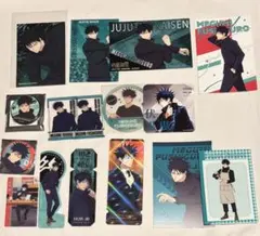 呪術廻戦　伏黒恵　カード、缶バッジなど16点セット