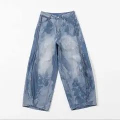Eve harapeco DENIM PANTS - ブリーチ Lサイズ