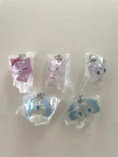 ジュエルペット　めじるしアクセサリー　4種5個セット　セミコンプ