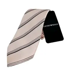 『ARMANI / アルマーニ』 ピンク ネクタイ シルク100% 新品未使用のサムネイル