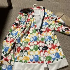 A BATHING APE COACH パーカー マルチカラー