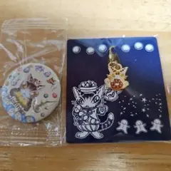 WACHIFIELD ダヤン猫 ファスナーアクセと缶バッジセット