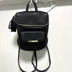 【即日発送】バック ショルダー、リュックの2way使用可能 ブラック スクエア型