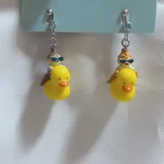 Disney☆ディズニー☆スイスイサマー☆チップ&デールイヤリング☆アヒル