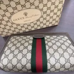 グッチ GGスプリーム シェリーライン クラッチバッグ セカンドバッグ
