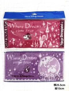 新品未開封!!ディズニーハンカチタオル　2枚セット
