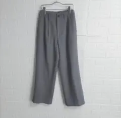 専用✨Spick &Span 　ハイブリッドダブルクロスワンタックパンツ　グレー