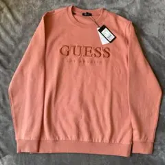 ✨未使用・タグ付き✨ GUESS 立体ロゴ スウェット L 定価 7590円
