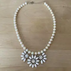 UNTITLED ビジューネックレス パール ネックレス