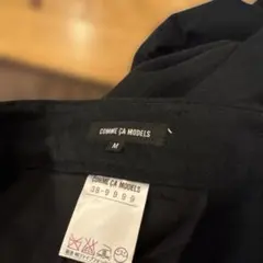 COMME CA MODELS ブラック ワイドパンツ M
