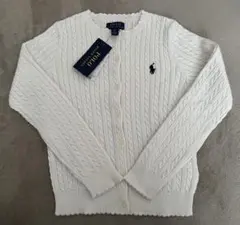 【新品未使用】Polo Ralph Lauren ホワイトカーディガン