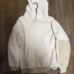 DSQUARED2 フリースフードパーカー クリーム色 - メルカリ