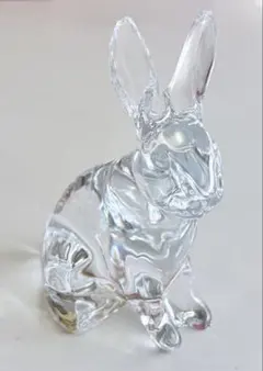 Baccarat バカラ クリスタル 干支　ウサギ 置物 フィギュアのサムネイル