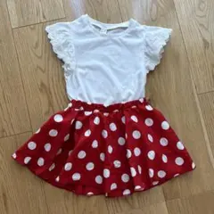 ミニーマウス　ミニーちゃん　コスチューム　コスプレ　なりきり　セットアップ