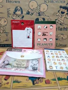 スヌーピー ホールマークメモと他 メモ 付箋セット