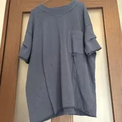 F/CE. エフシーイー ダメージ加工 ビッグシルエット Tシャツ ブルーのサムネイル