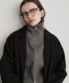 【美品】Auntie Rosa Holiday ジップアップ ニットベスト