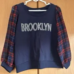 ネイビー チェック