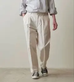 美品】Steven Alan ワイド テーパード トラウザーズ パンツ S - メルカリ