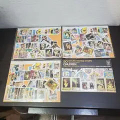 値下げ　海外切手　世界の切手４セット　約200枚　おまとめ