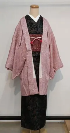 絞り羽織　正絹