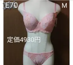 ブラジャー ショーツ セット E70 パルファージュ ナルエー リサマリ 美