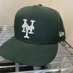 New Era 59FIFTY キャップ ダークグリーン 7 3/8