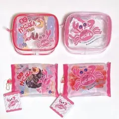 かにぱん ミニかにぱんチョコ エコバッグ クリアポーチ セット